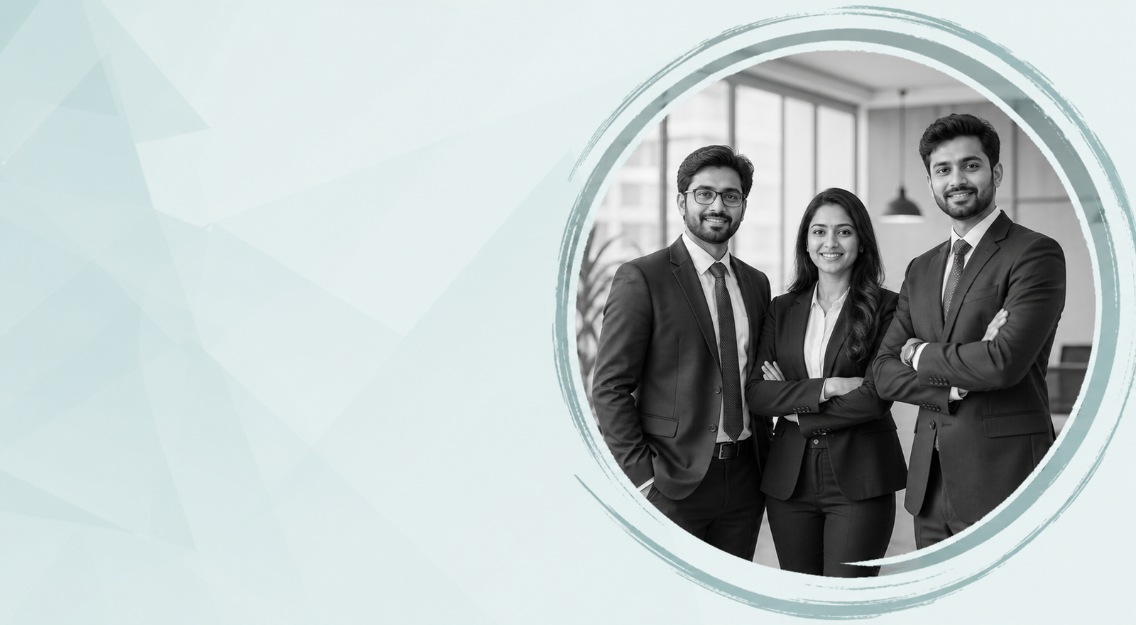 FinservPrime three professional advisory team visual
